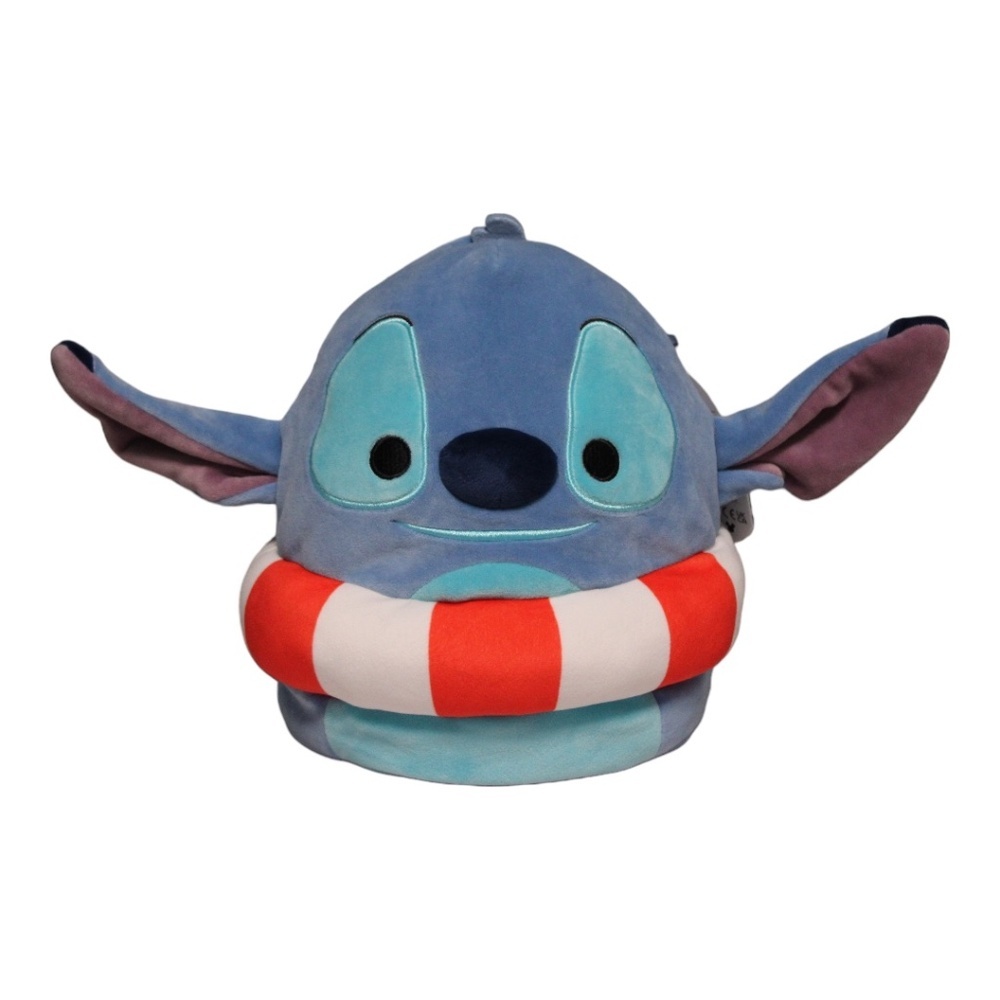 Squishmallow Disney Stitch Swim Tube Summer 8"‎ Plush